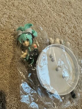 Teal and Black Anime Figure - New Packagee